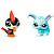 Игровой набор Littlest Pet Shop Пара друзей Дятел и Кролик Hasbro 01041_LPS